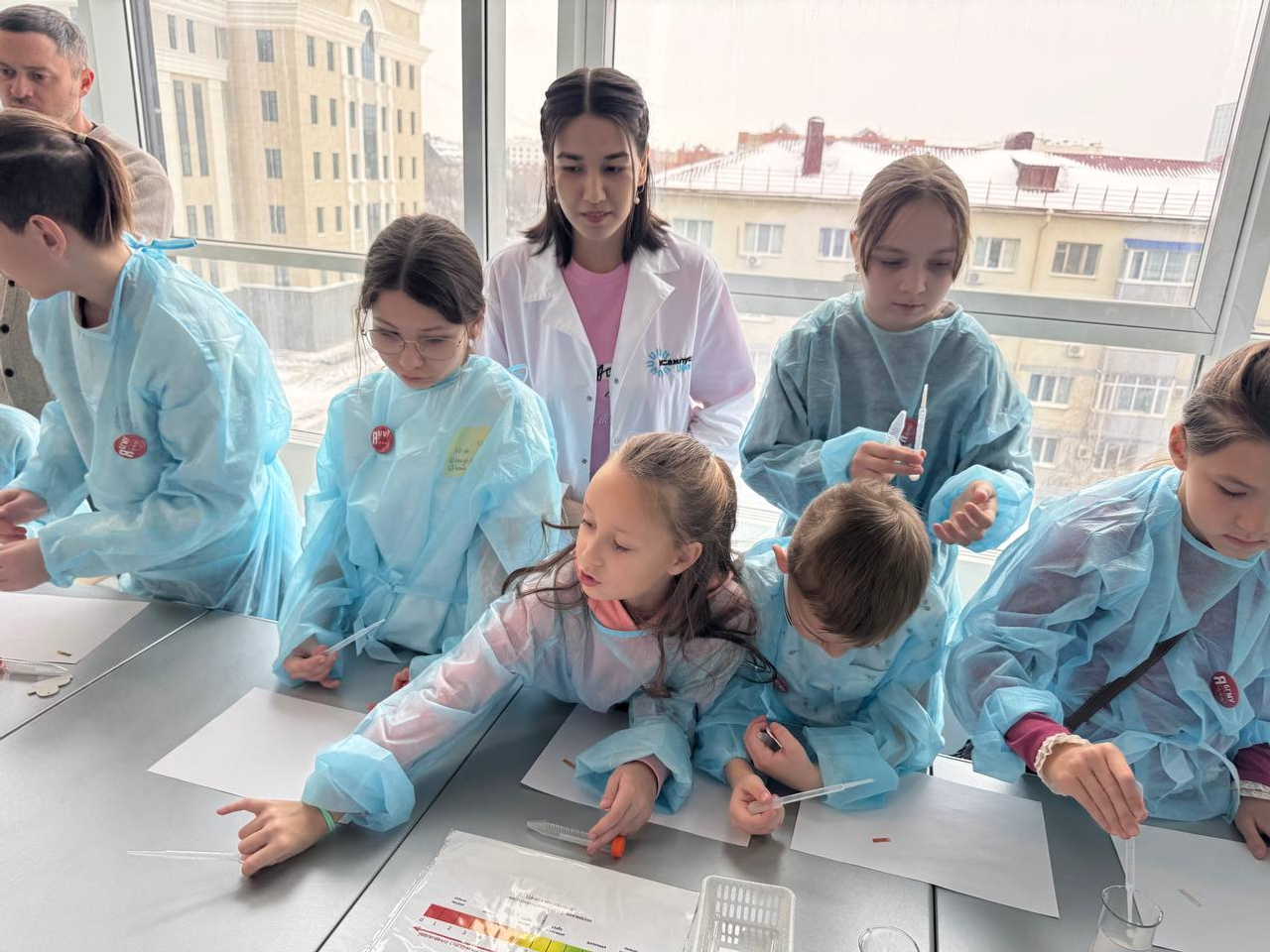 Уфимским школьникам показали лаборатории Межвузовского студенческого кампуса